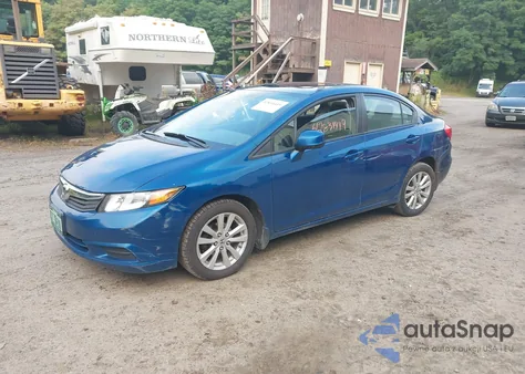 2012 Honda Civic Ex из США, поврежденный, VIN 2HGFB2F81CH532503